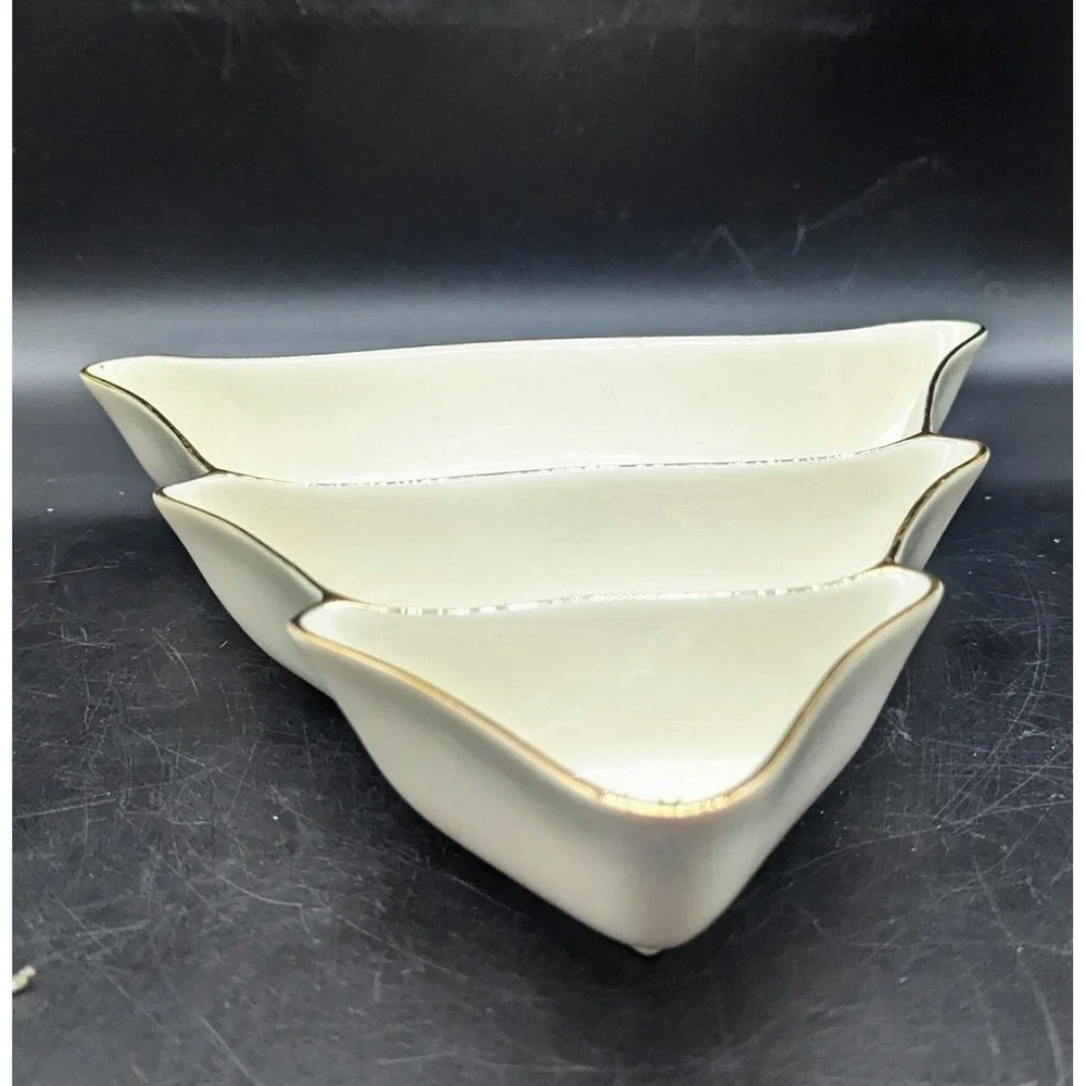 LENOX HOLIDAY Dimension DIVIDED TREE 3 PART DISH Snack Serving Relish